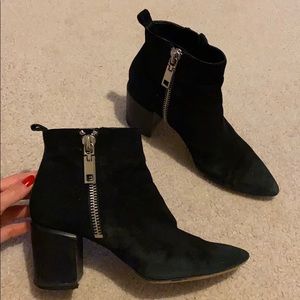 Dolce Vita leather suede booties